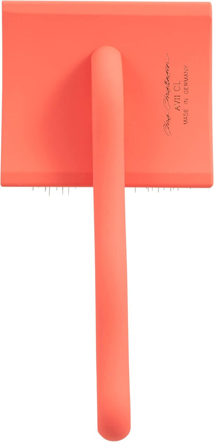 Big G Professional Slicker Brush for Dogs (Goldendoodles, Labradoodles, Poodles) - Efficient Grooming Tool for Fluffing, Detangling, and Styling, Coral, Large