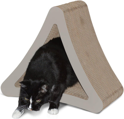 3-Sided Vertical Cat Scratching Post - Dimensions: 18" x 10.5" x 15.9